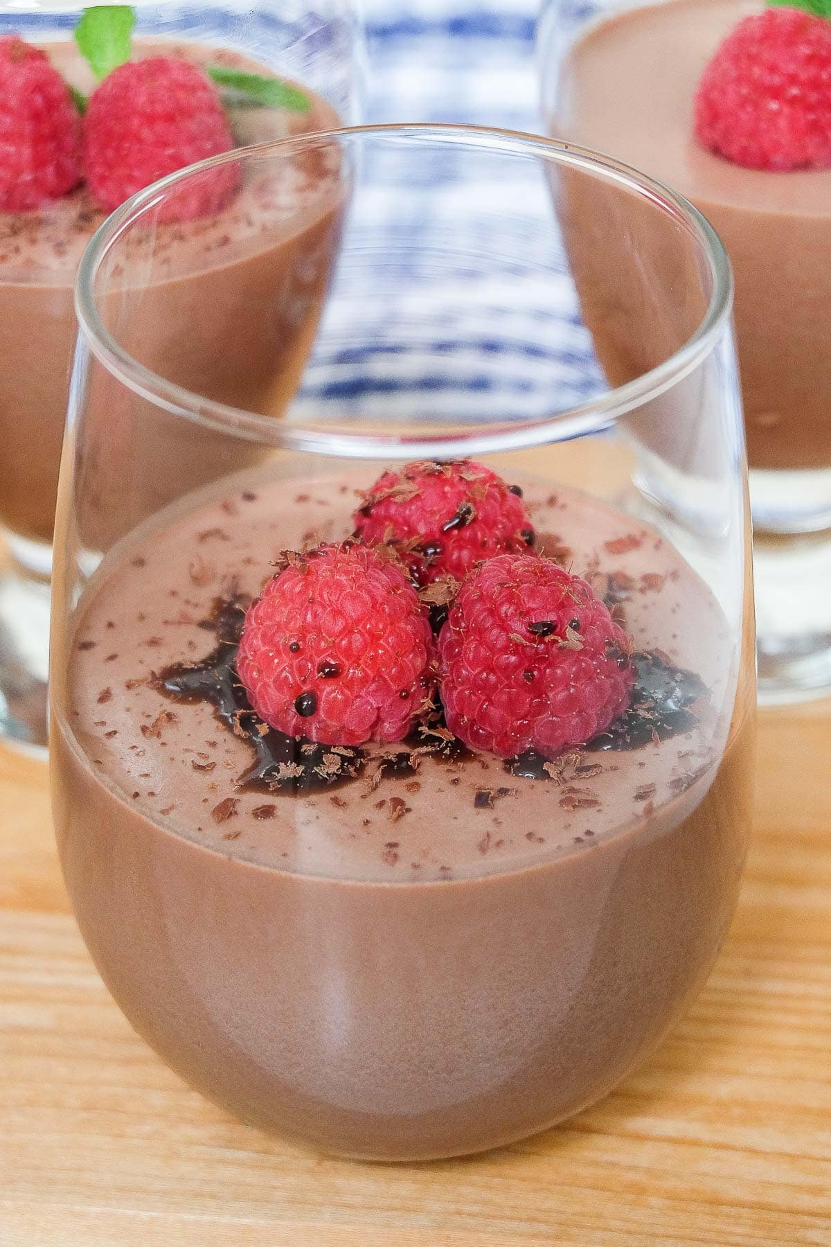 Berry-Infused Chocolate Panna Cotta with Hibiscus Syrup