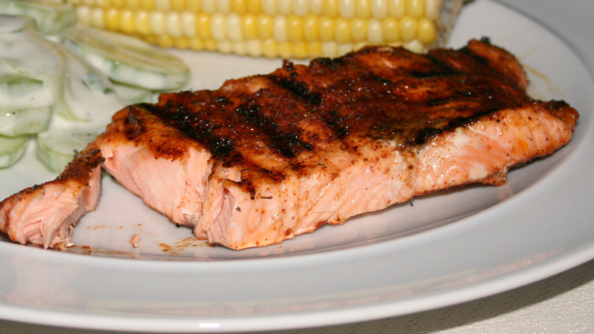 Guitar-Inspired Spiced Salmon