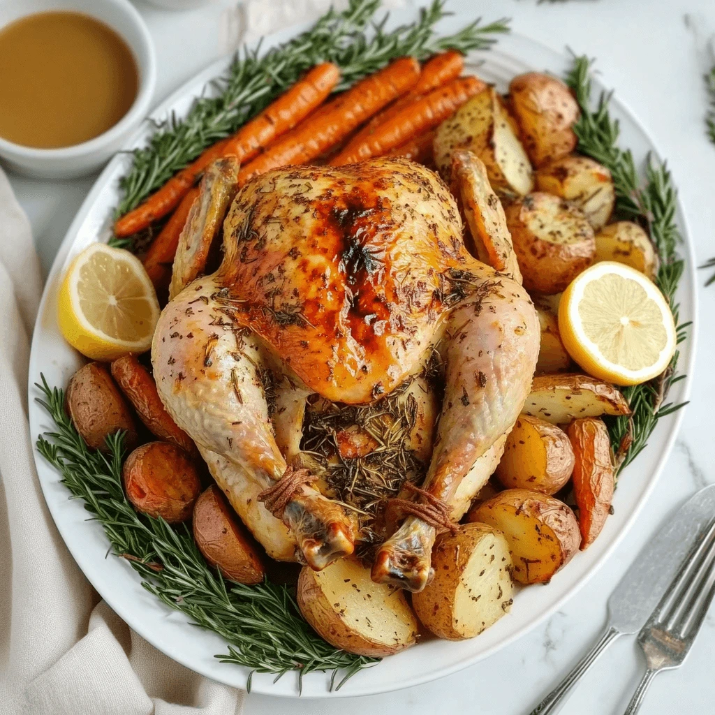 Authentic Herb-Crusted Chicken with Roasted Vegetables