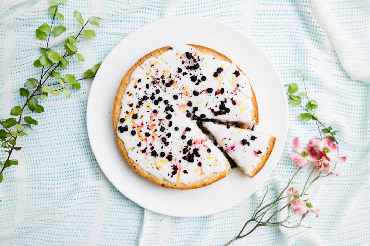 Real Lemon Blueberry Shortbread Cookies