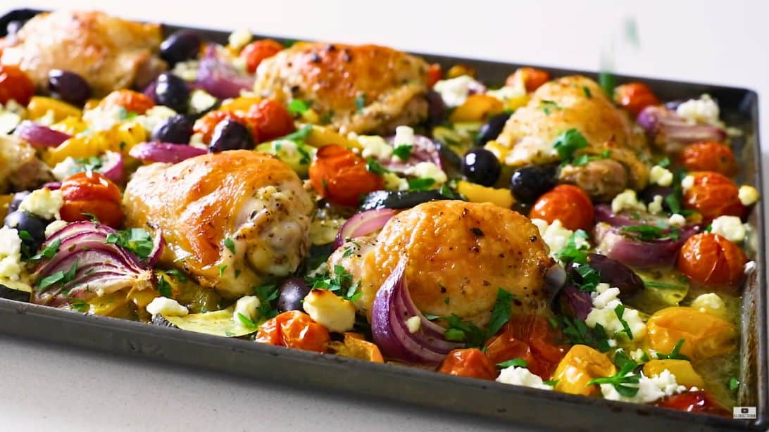 One-Pan Chicken and Vegetable Sheet Pan Dinner