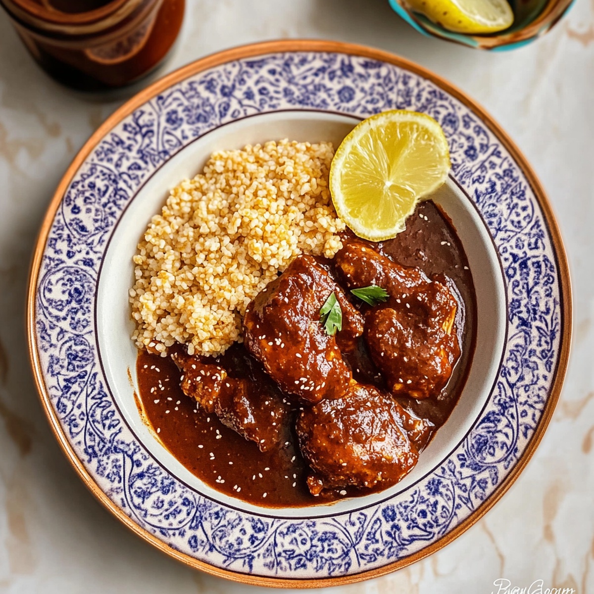 Garcia-Style Mole Chicken with Chocolate