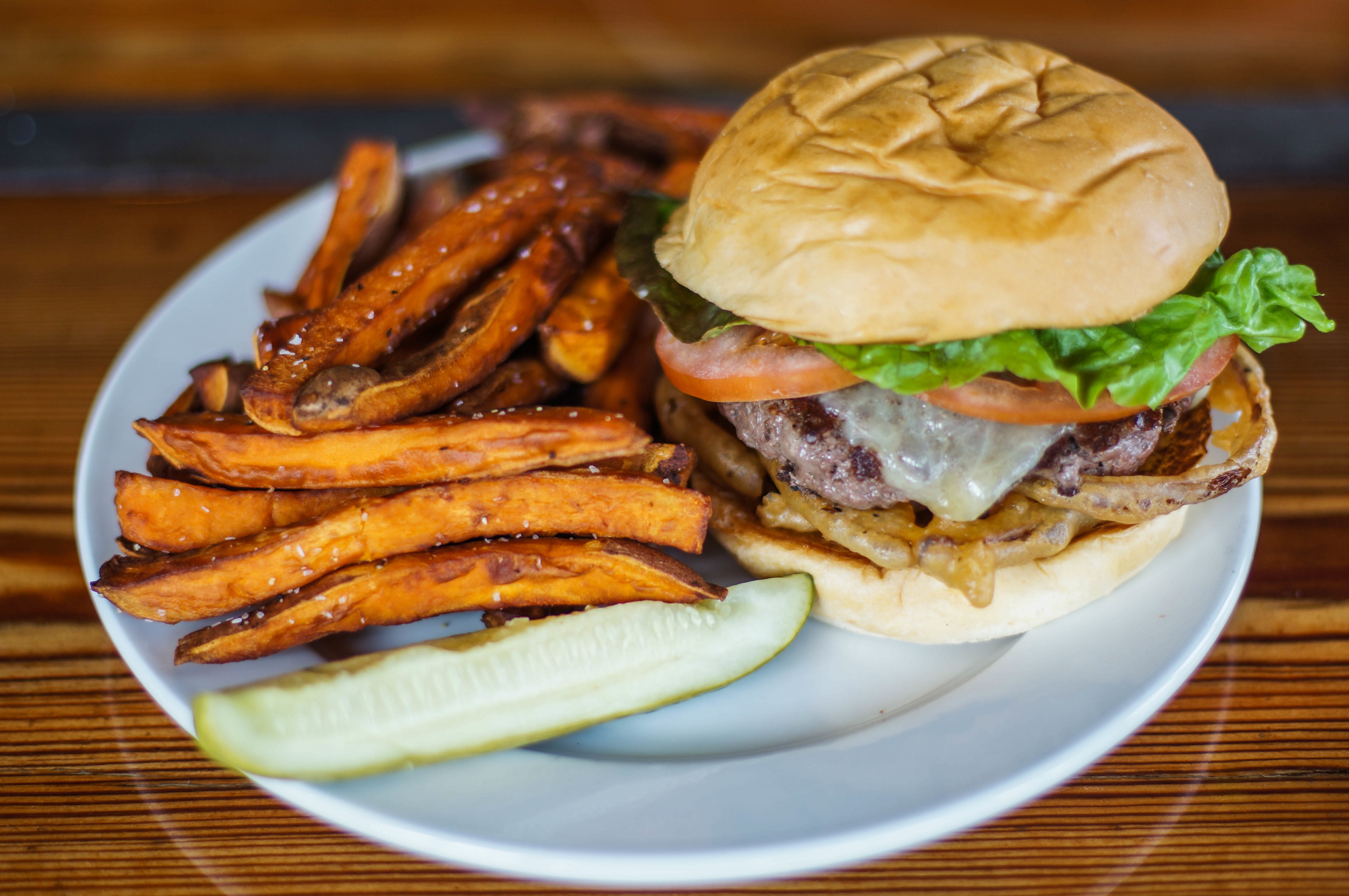 Dakota Bison Burger with Sweet Onion Relish