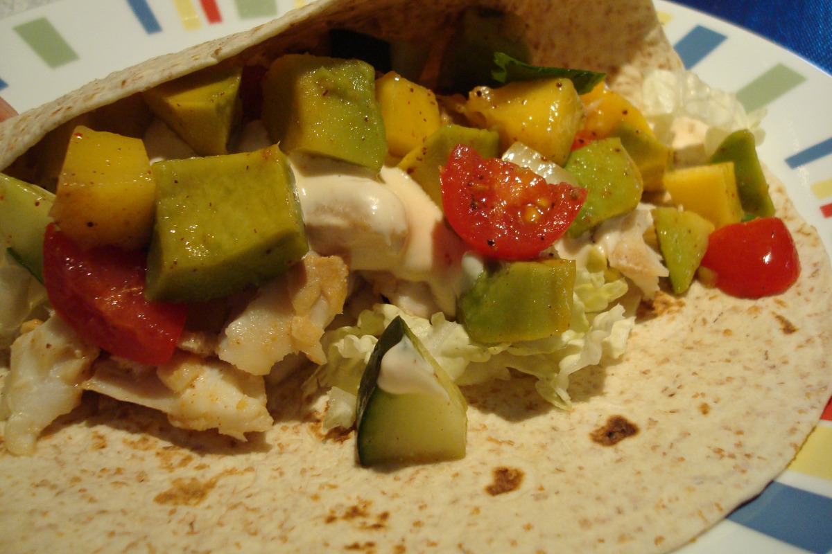 Cisco Kid's Spicy Tuna Tacos with Mango Salsa