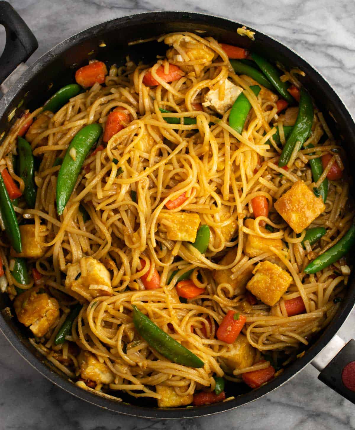 Thai-Inspired Stir-Fried Noodles with Tofu