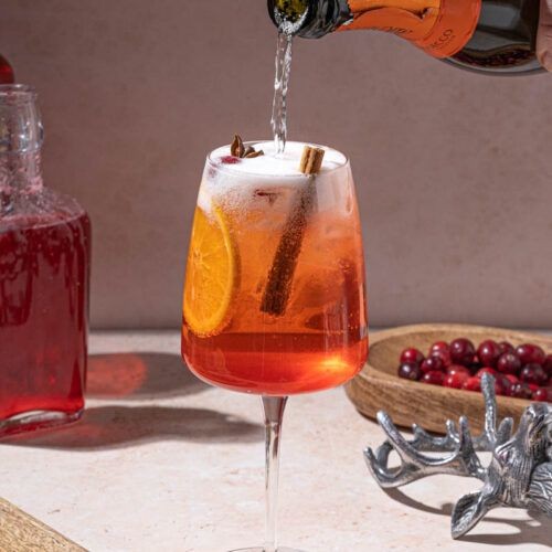 Spicy Ginger Aperol Spritz