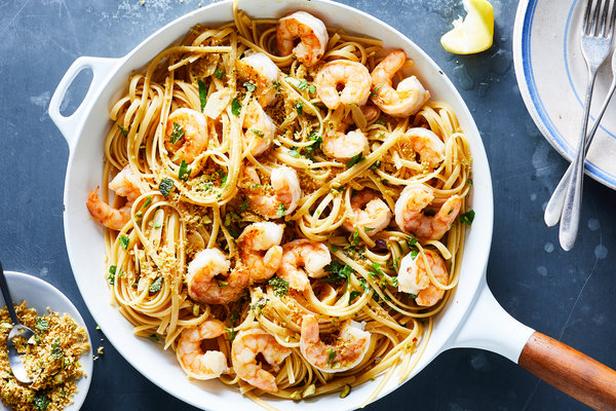 Mariana Trench Seafood Linguine