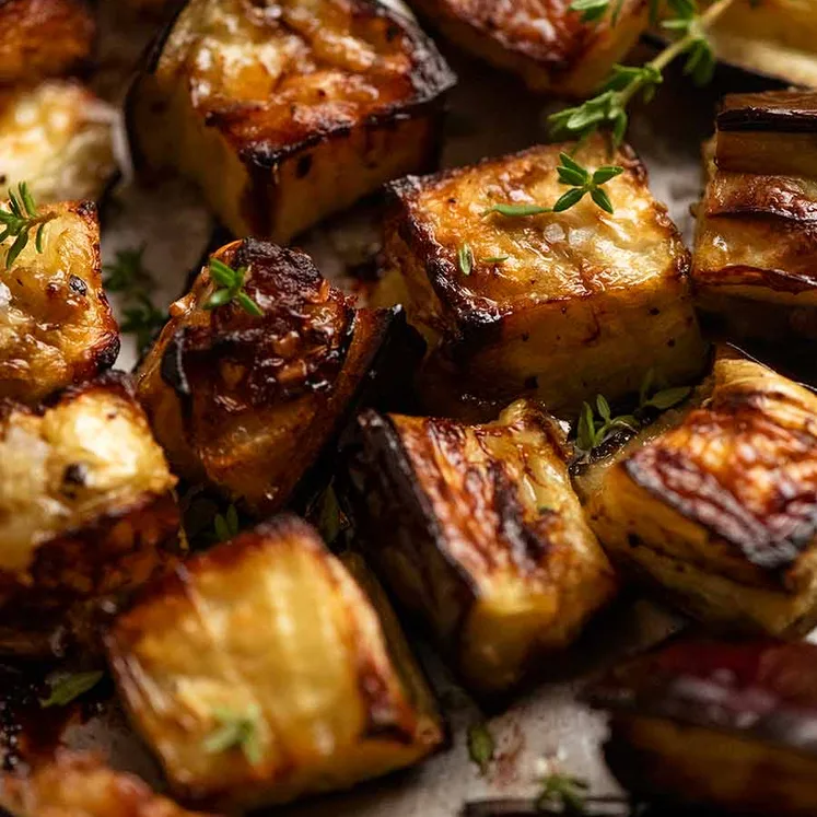 Roasted Eggplant Parmigiana