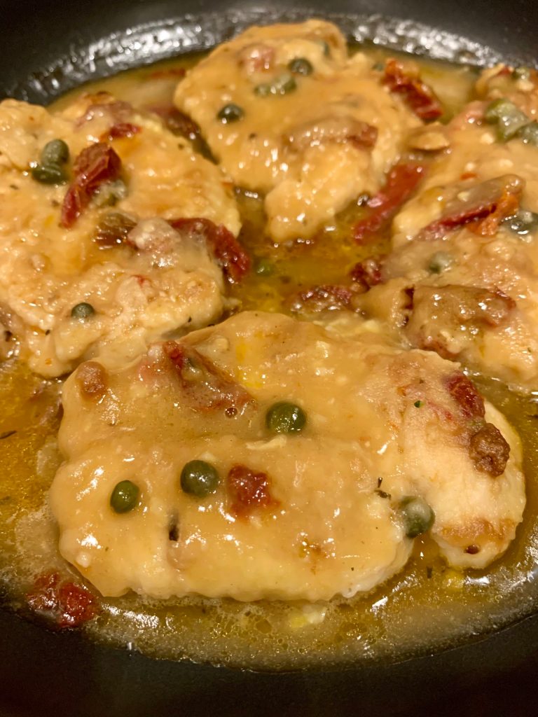 Sun-Dried Tomato & Herb Chicken Piccata