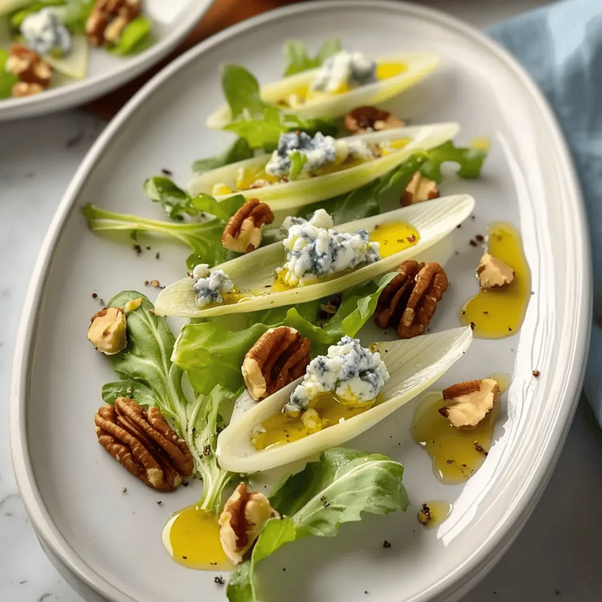 Bitter-Sweet Endive & Honey Vinaigrette Salad