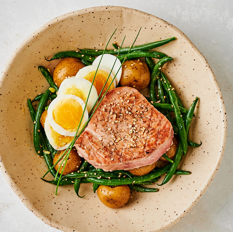 Grilled Tuna with Yuzu Glaze