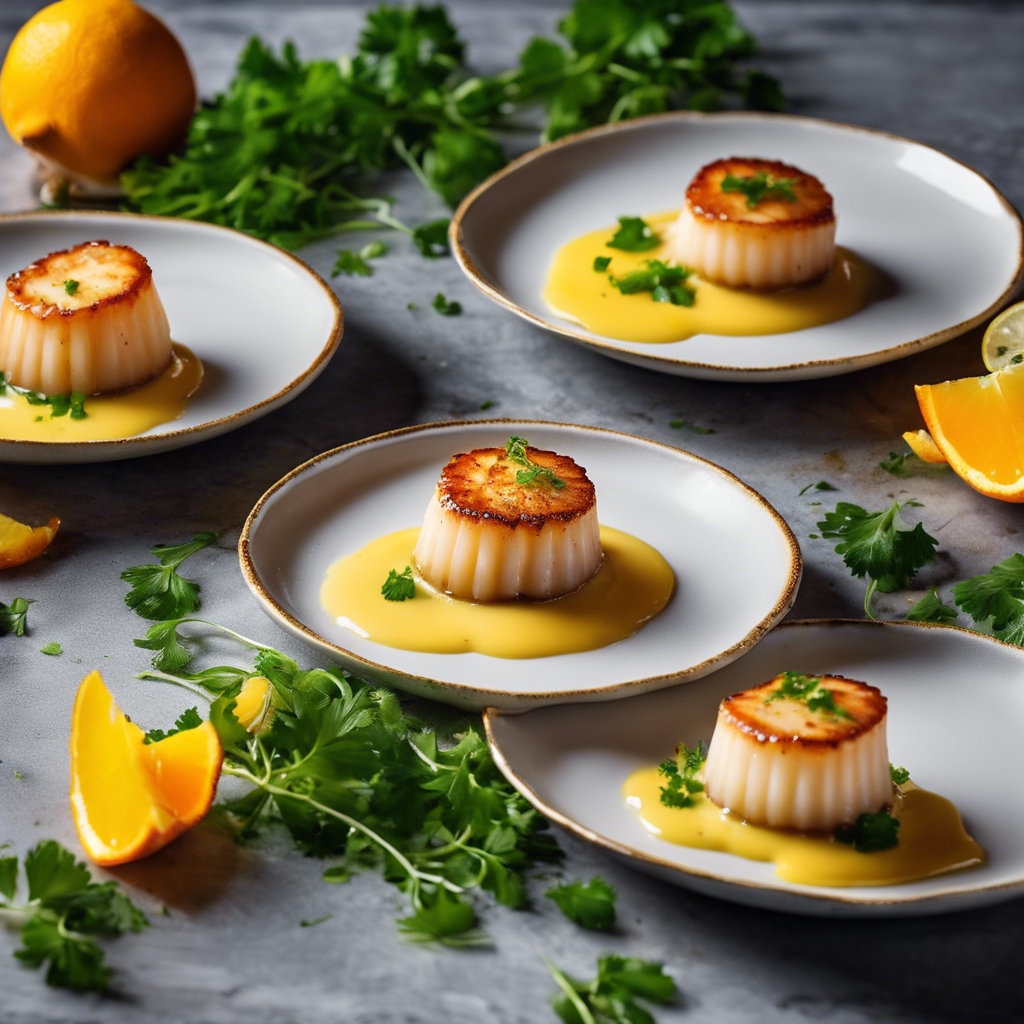 North Sea Scallops with Citrus Beurre Blanc