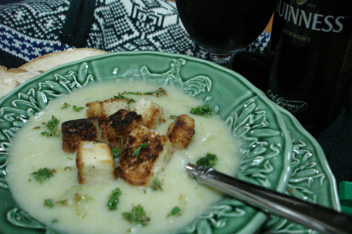 Irish-Style Potato Leek Dip with Smoked Paprika