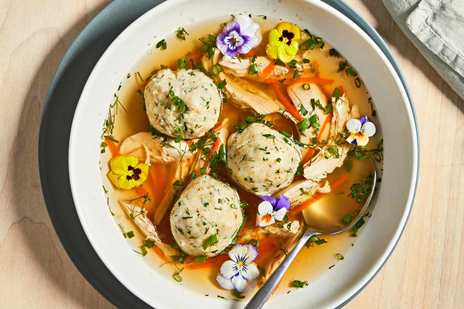 Spring Garden Soup with Fresh Herbs