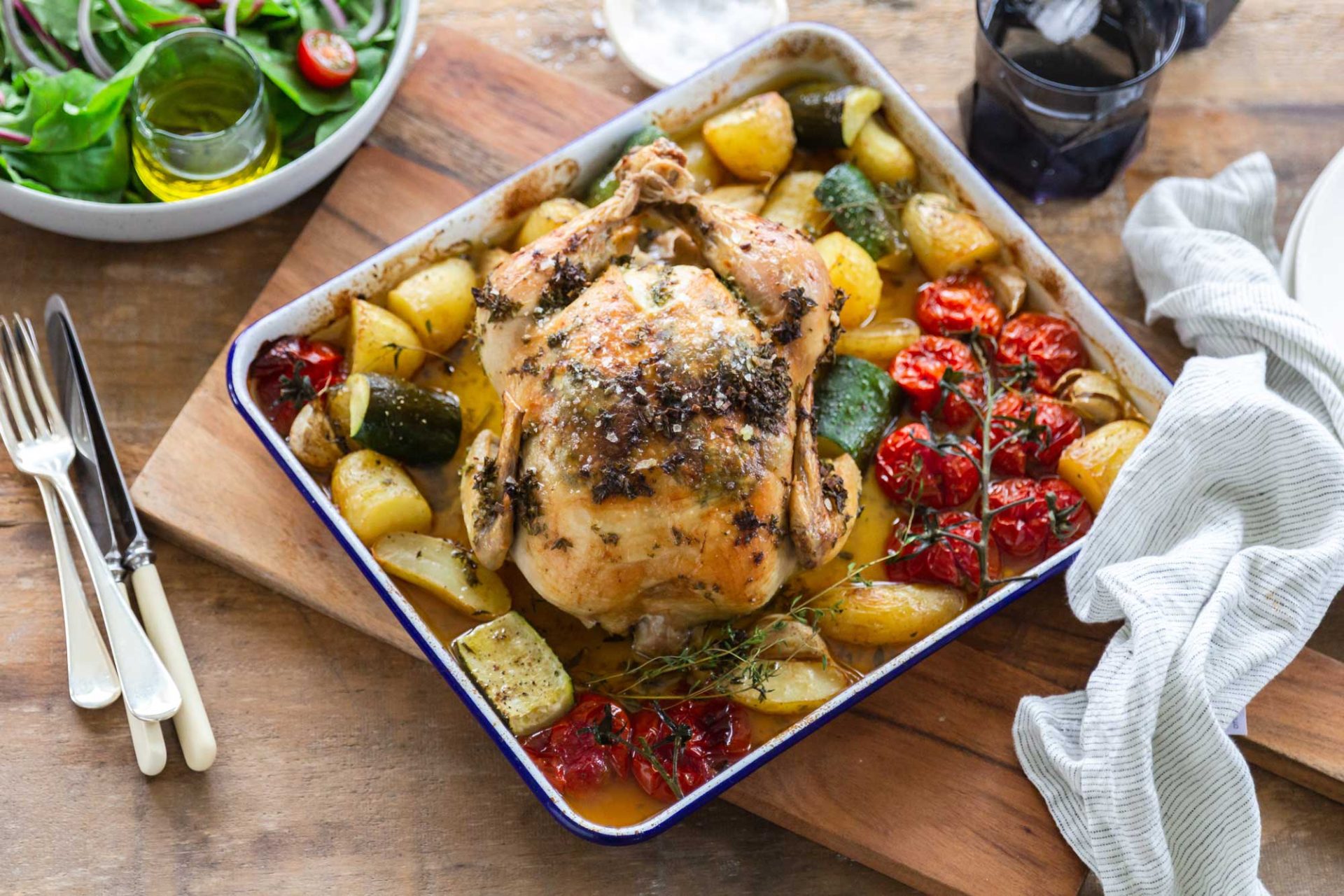 Mediterranean Herb-Roasted Chicken