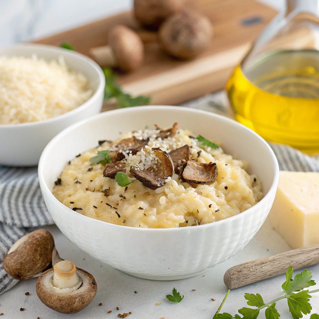 W Hotel Truffle Risotto with Parmesan Crisps