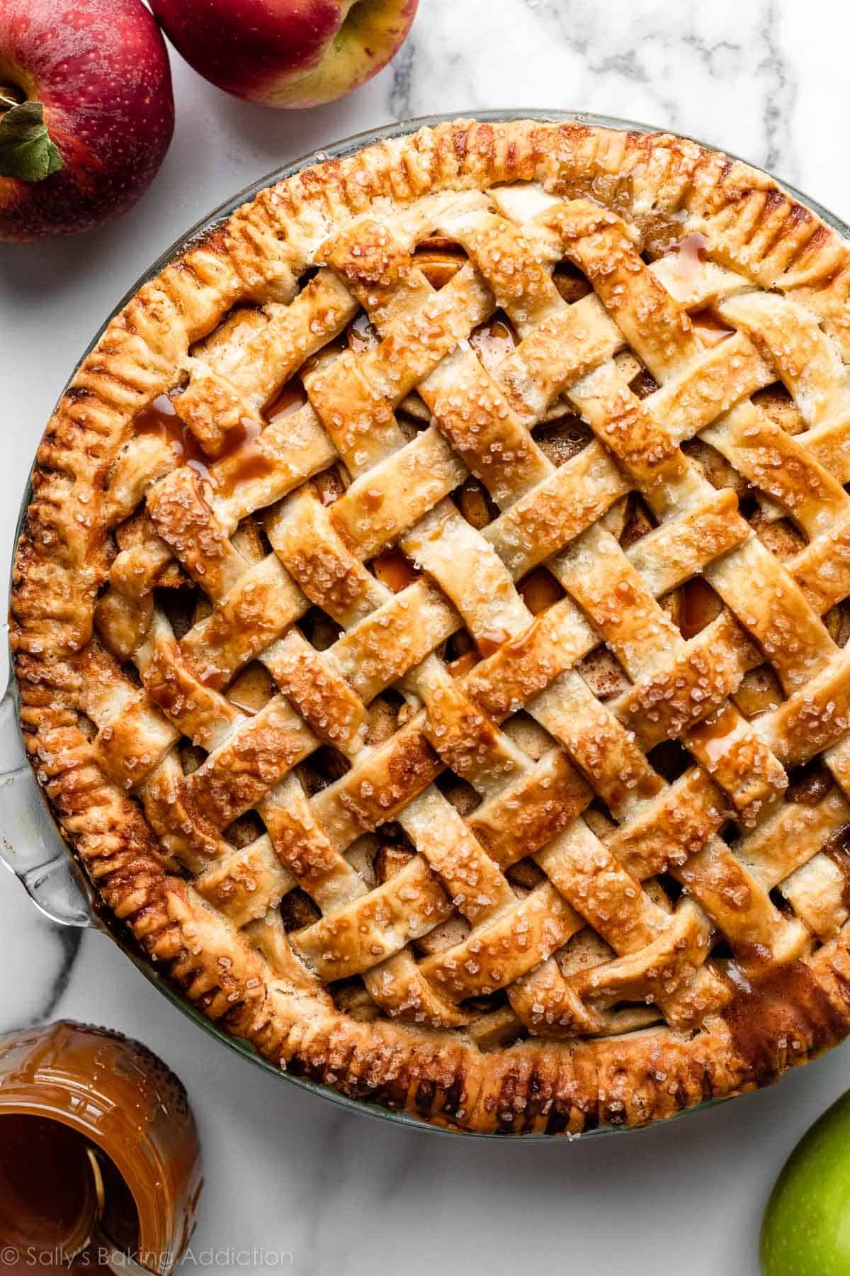 Grandma's Spiced Apple Pie with Flaky Crust