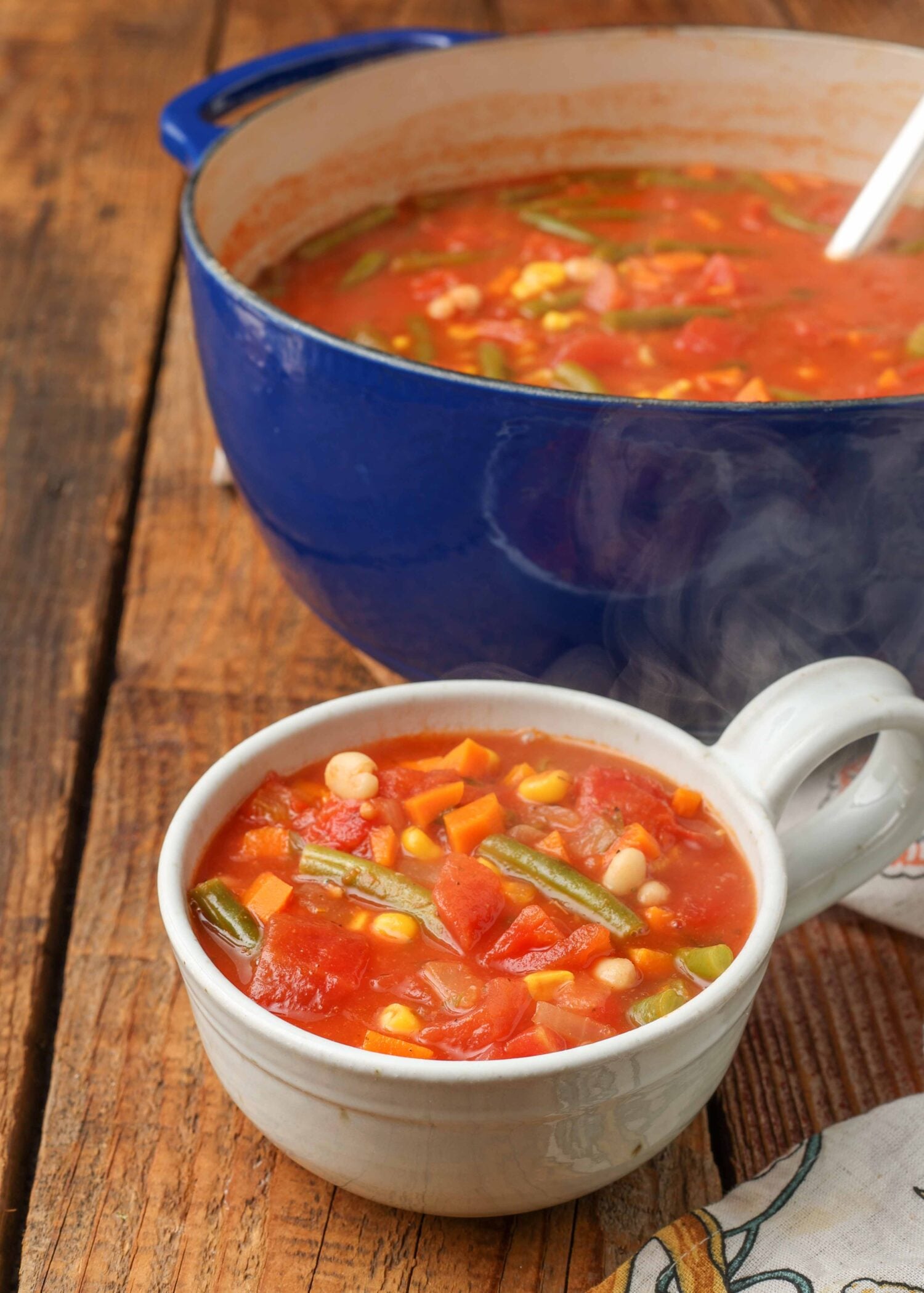 Vintage Garden Vegetable Soup