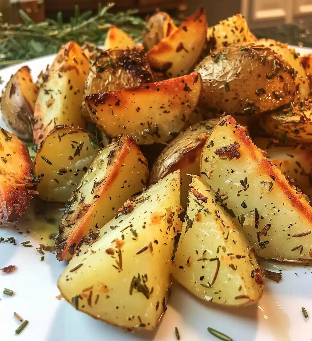 Pocket Knife-Style Herb-Roasted Potatoes