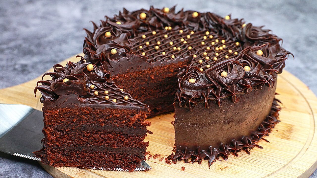Authentic 1920s Martin Truffle Chocolate Cake