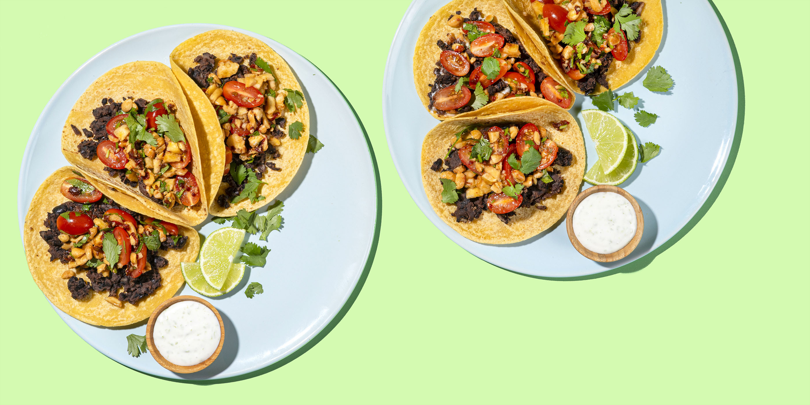 Spicy Ground Turkey Tacos with Black Beans
