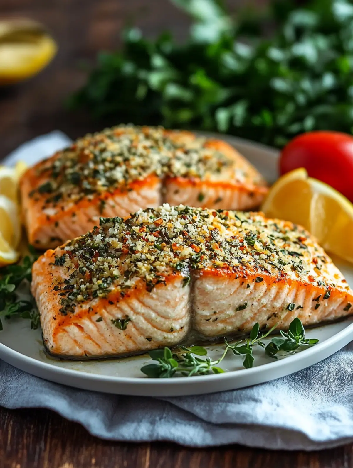 Ultimate Herb-Crusted Salmon Experience