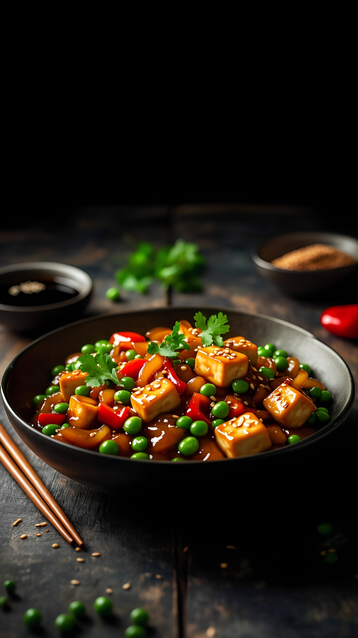 Five-Spice Tofu Stir-Fry with Snap Peas