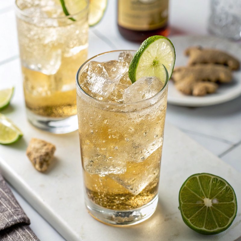 Ginger-Infused Bourbon Highball