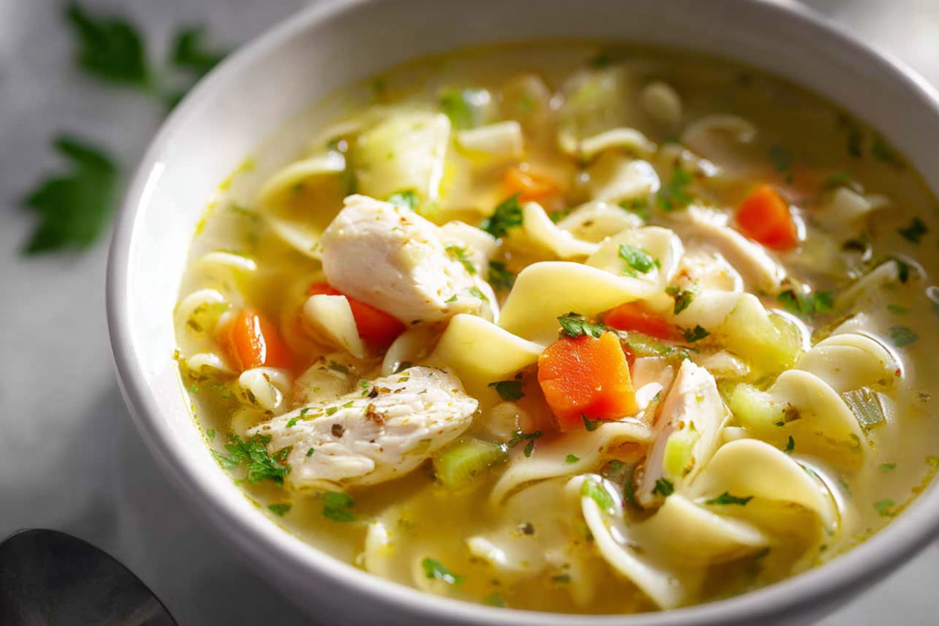 The Best Comforting Chicken Noodle Soup