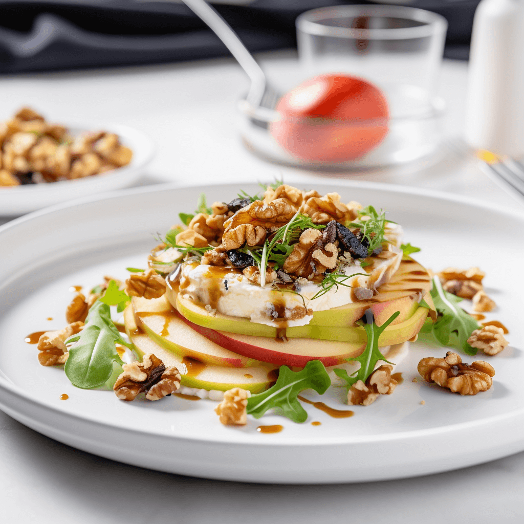 Half-Cup Honey-Apple Salad with Walnut Crumble