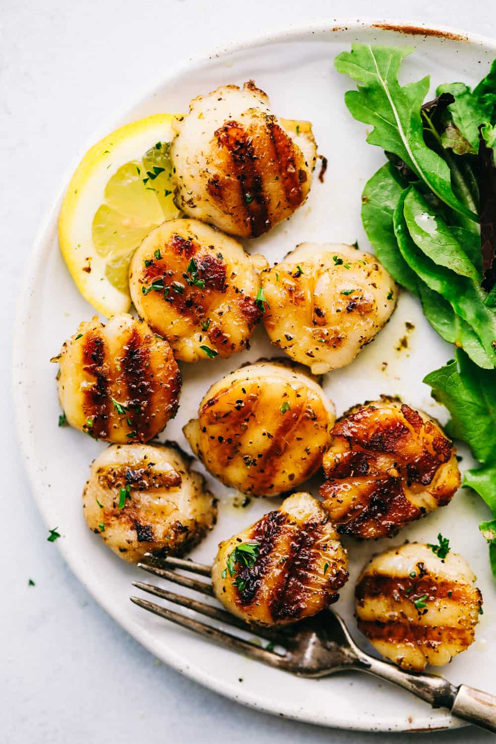 Mediterranean Grilled Scallops with Apricot Glaze