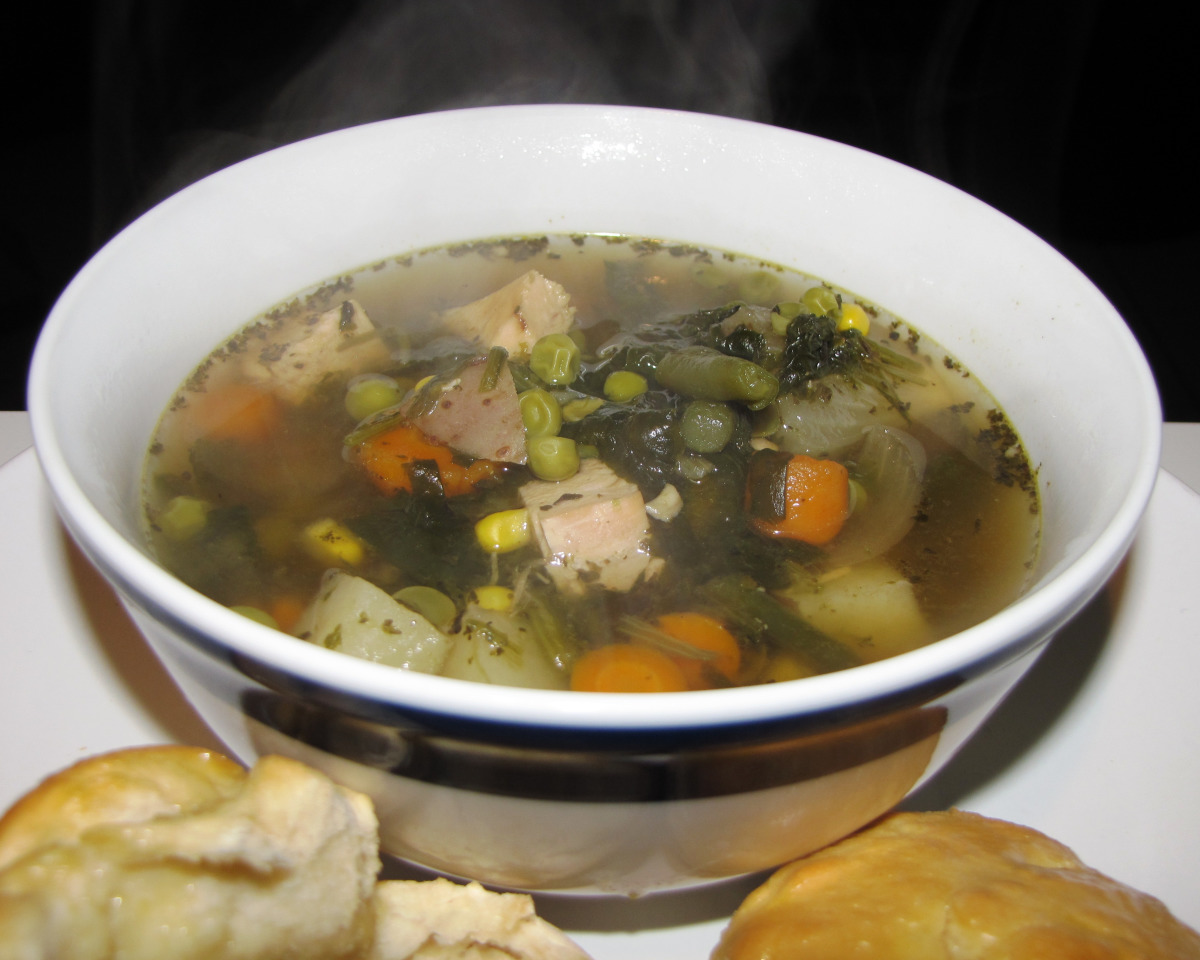 Crockpot Chicken and Herb Soup