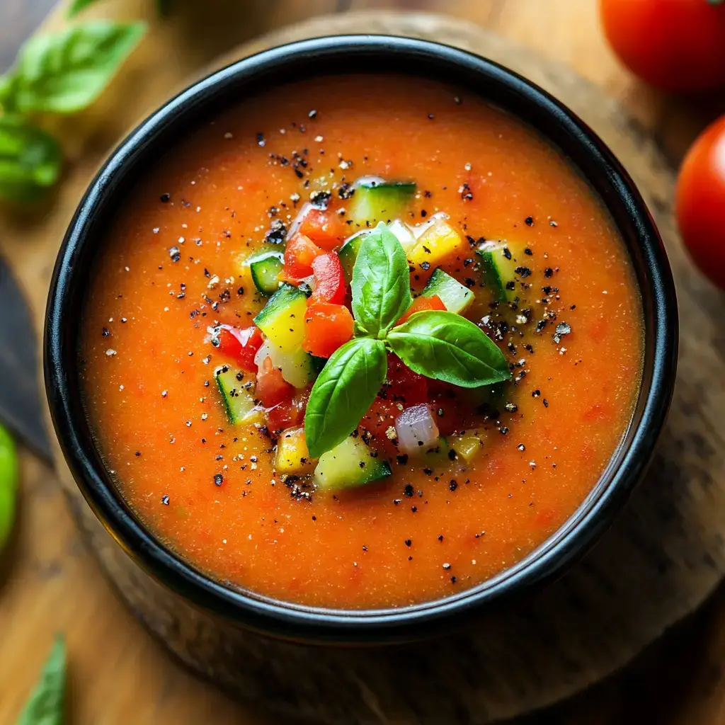 Andalusian Cold Tomato Soup (Gazpacho)