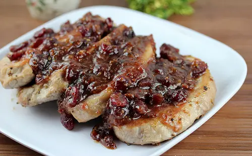 Cranberry-Glazed Pork Shoulder with Root Vegetables
