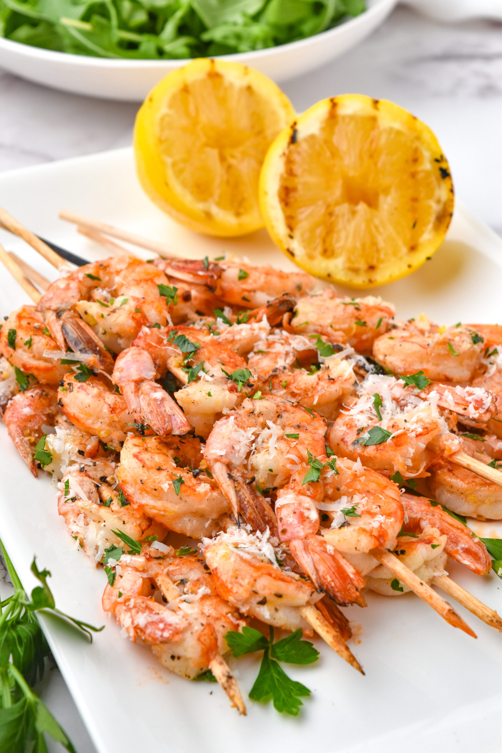 Best of the Best Lemon Garlic Shrimp Skewers