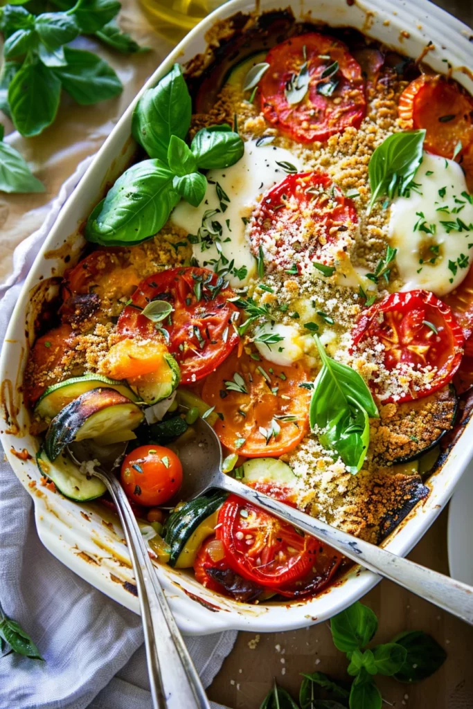 Secret Layer Vegetable Bake
