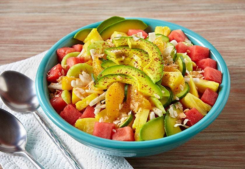 Tropical Fruit and Avocado Salad
