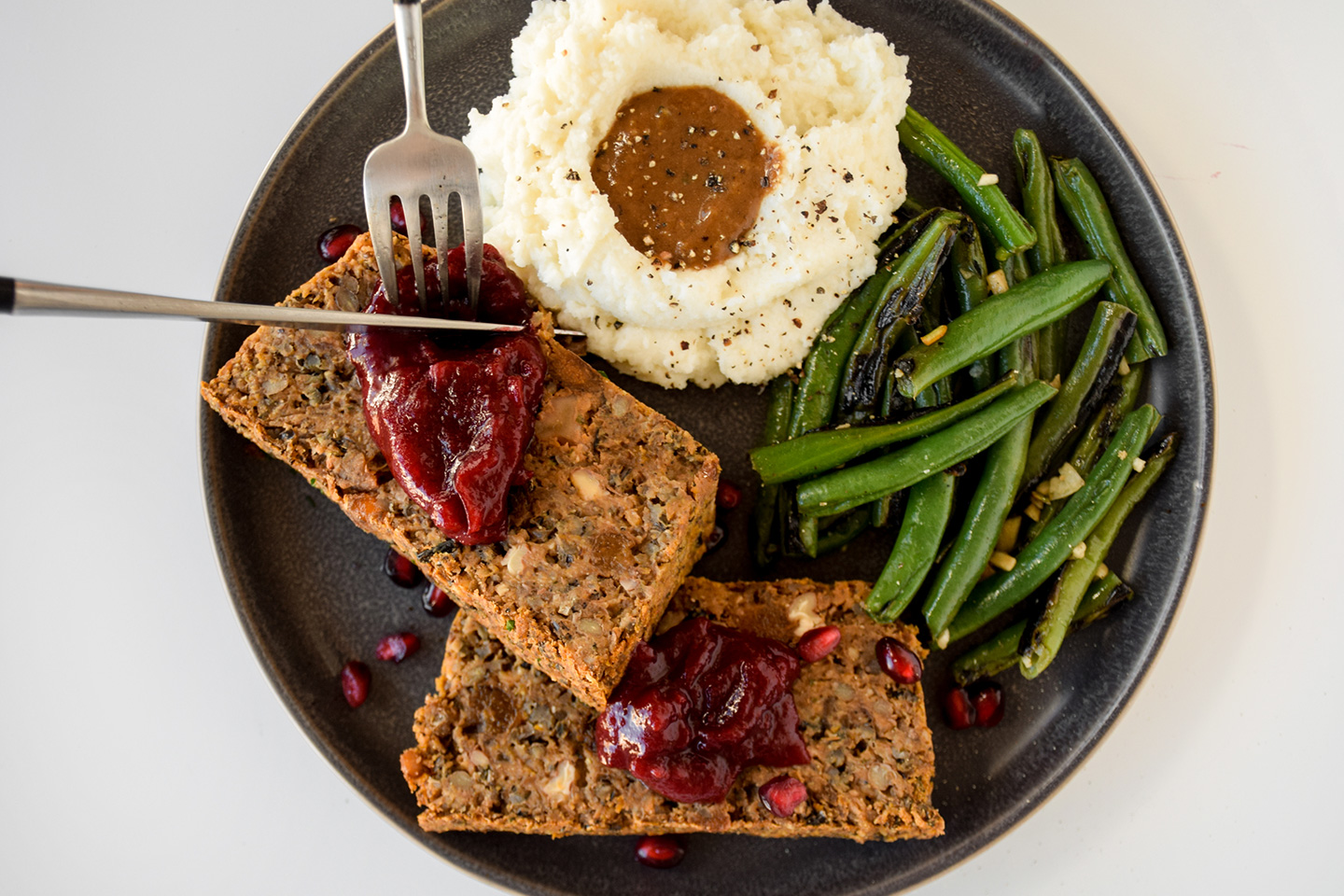 Maple-Glazed Lentil & Sweet Potato Loaf