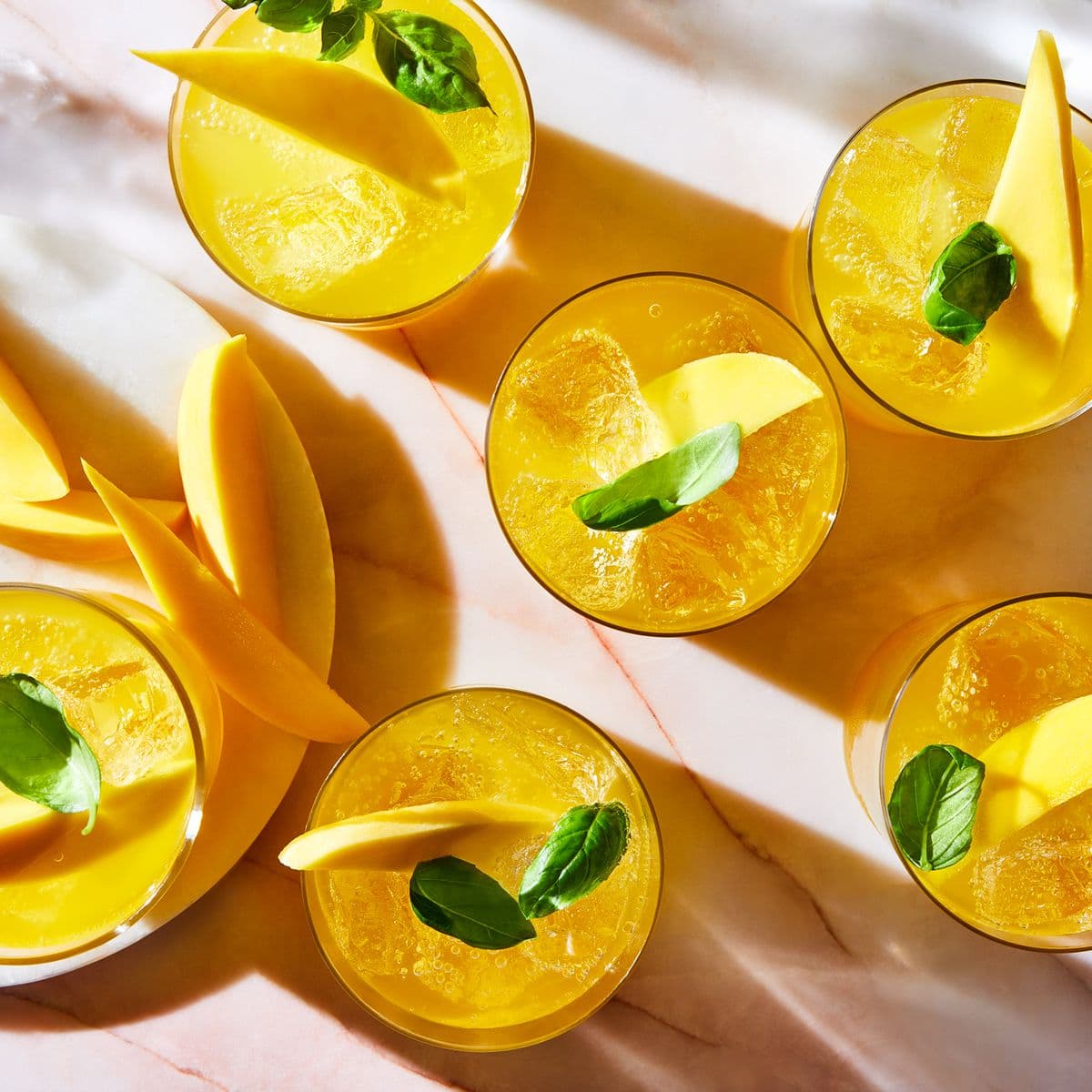 Gin Basil Mocktail with Citrus Zest