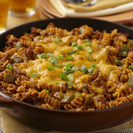 Taco-Style Pasta Skillet