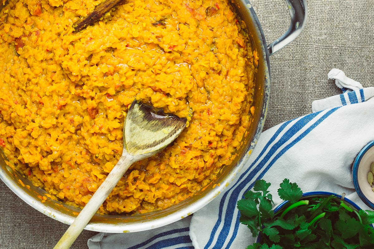 Turmeric-Spiced Lentil & Coconut Curry
