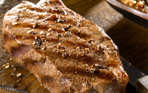 Premium Authentic Steak with Heritage Herb Crust