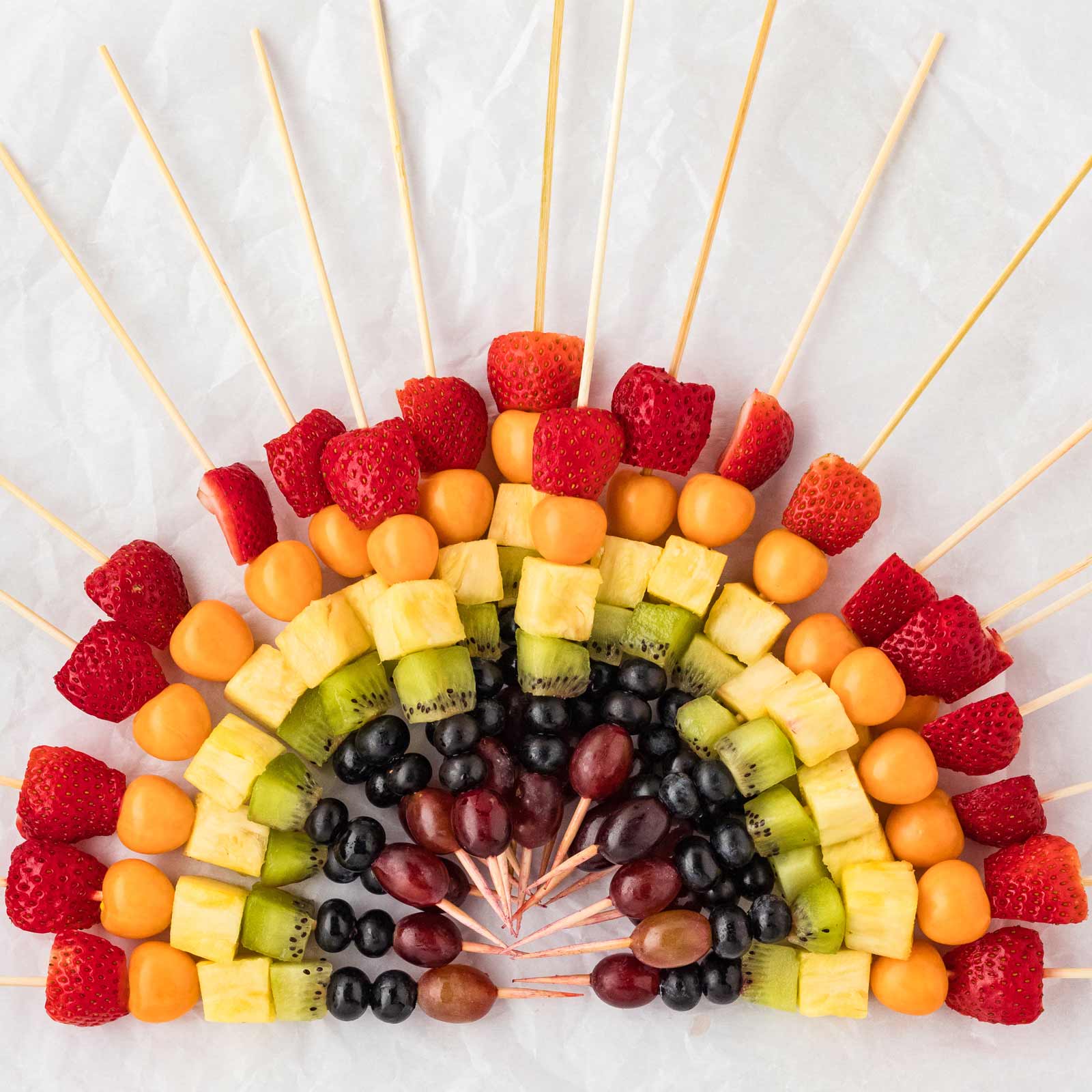 Fun & Games: Meme-able Rainbow Fruit Skewers