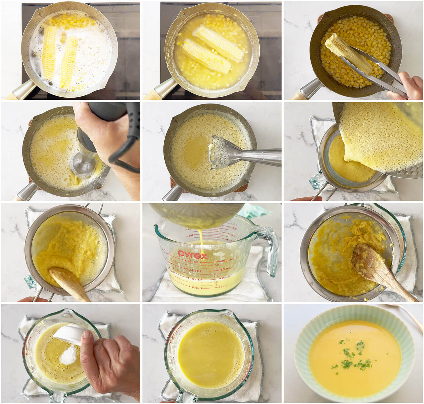 Miso-Glazed Sweet Corn Soup (Surinagashi Style)