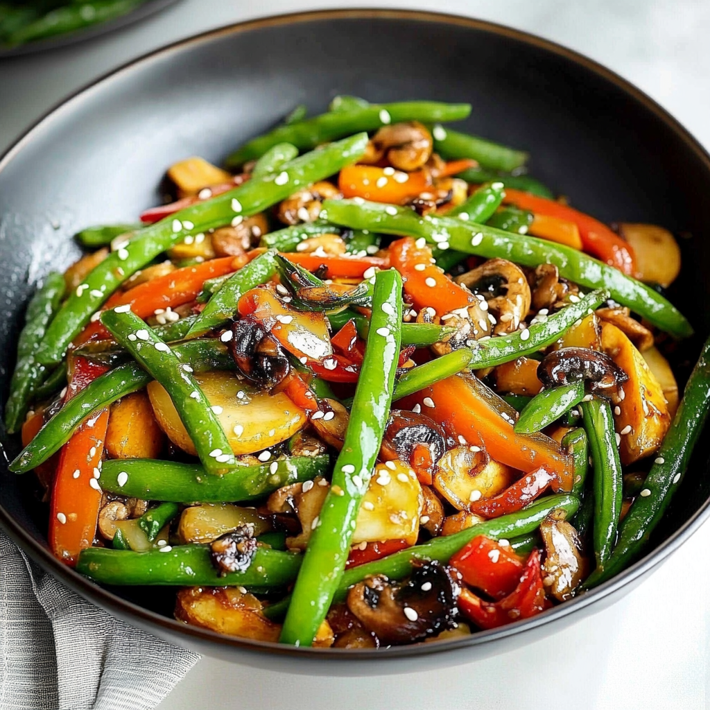 API-Infused Spring Vegetable Stir-Fry