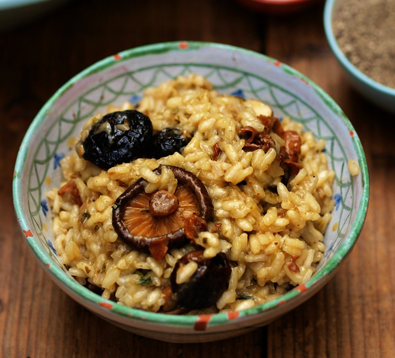 Rainforest Forest Floor Mushroom Risotto