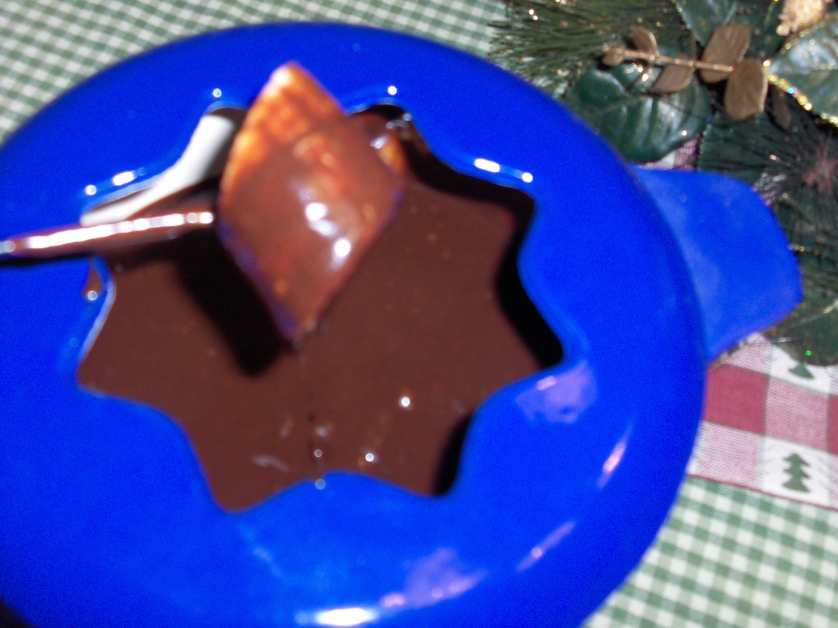 Hardy Amaryllis-Infused Chocolate Fondue