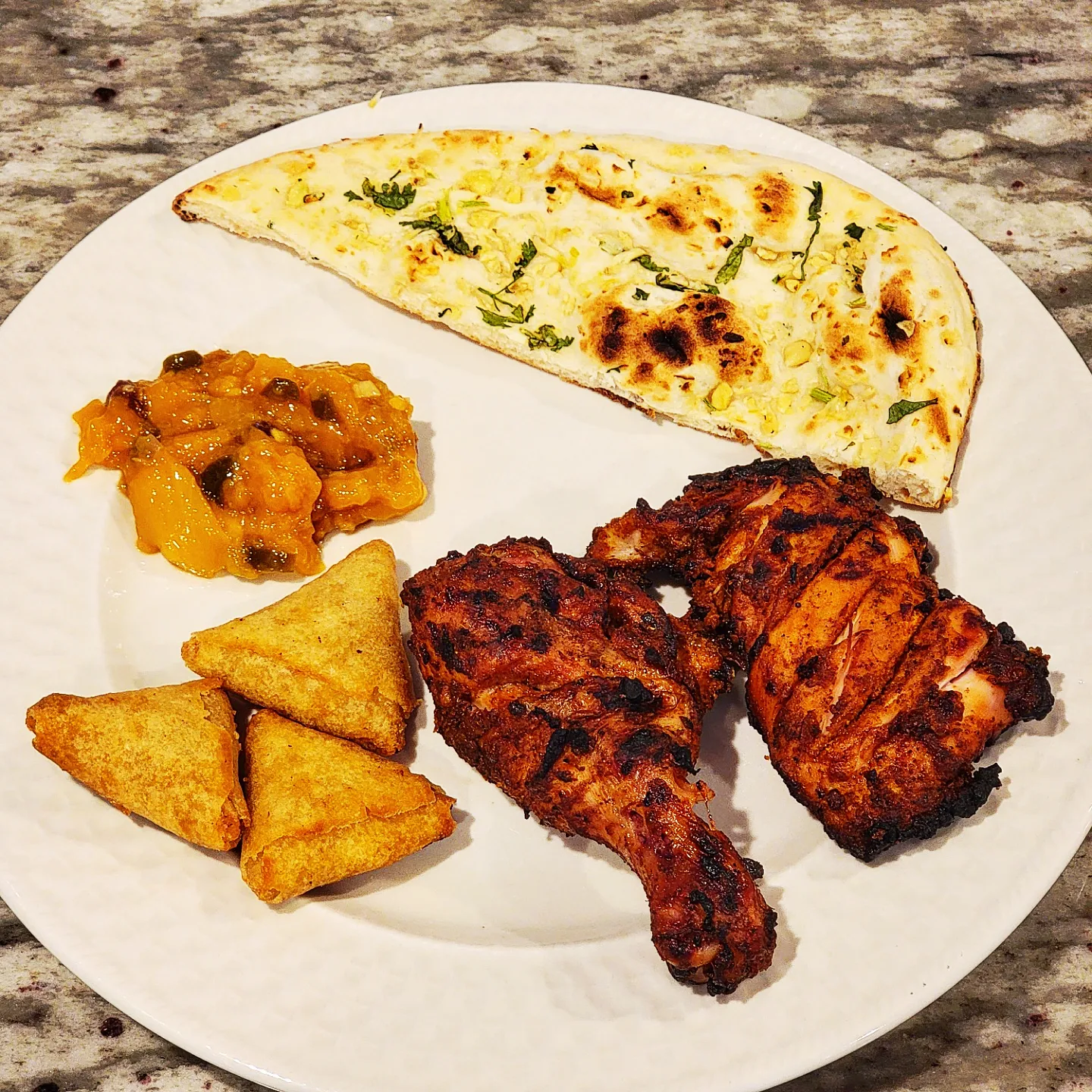 Authentic Surprise Tandoori Chicken with Mango Chutney
