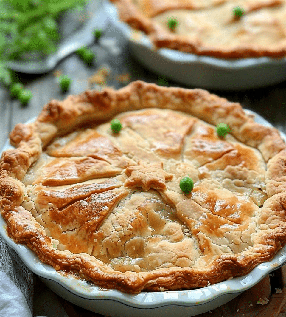 Heirloom Chicken Pot Pie with Flaky Crust