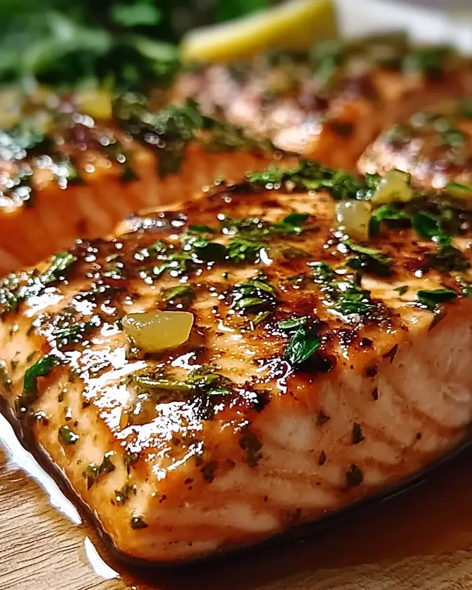 Patio Grilled Lemon Herb Salmon
